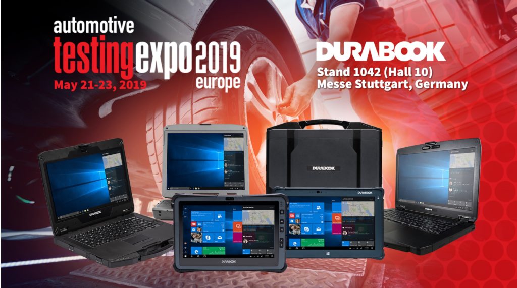 Durabook showcases its latest rugged solutions at Automotive Testing Expo Europe