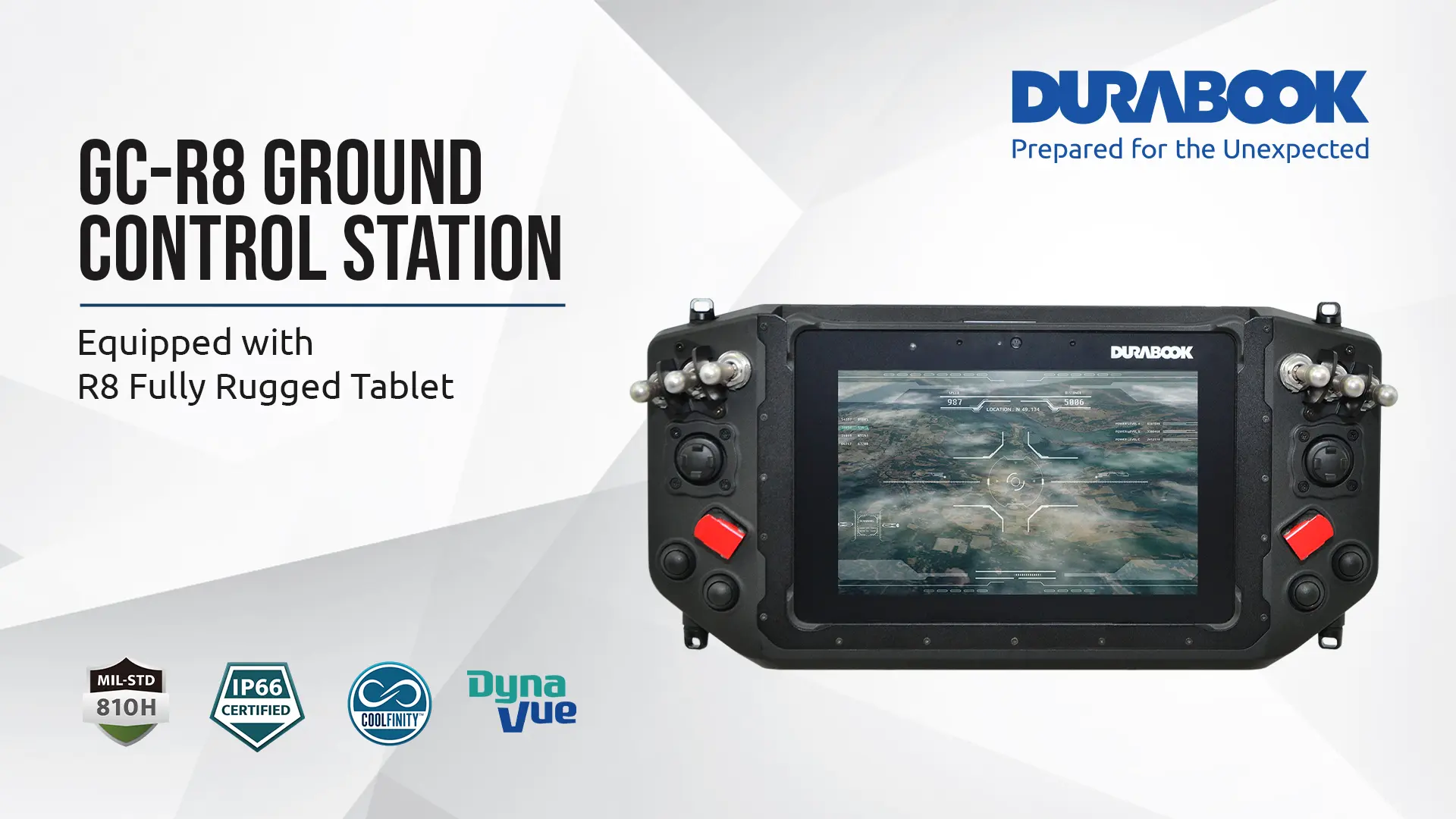 Durabook Introduces the GC-R8, a Versatile, Rugged Ground Control