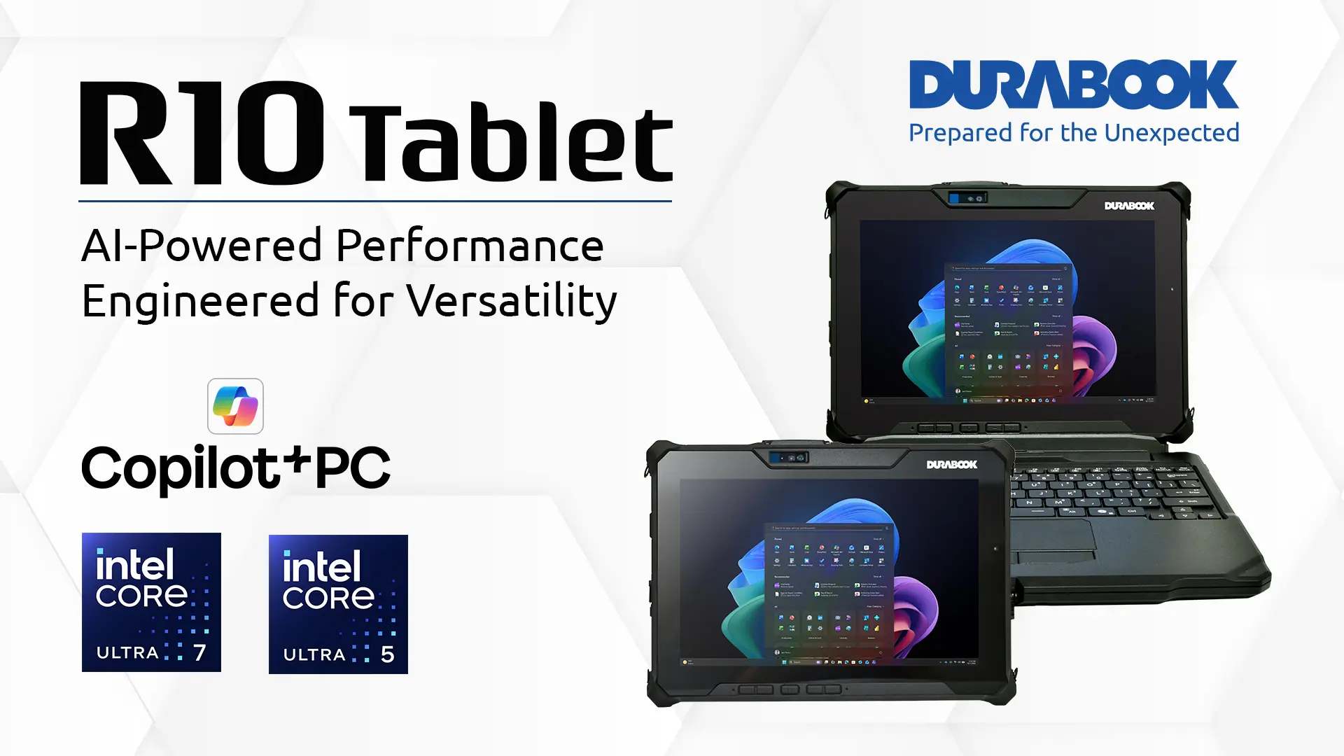 Durabook Announces All-New R10 Copilot+ PC Rugged Tablet - DURABOOK