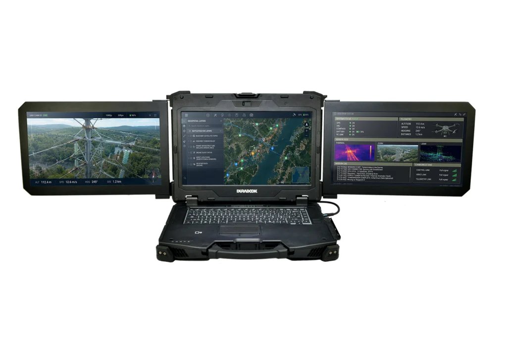 Z14I-DX3 Rugged Triple-Screen Workstation - DURABOOK